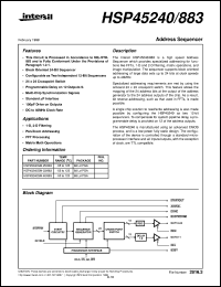 HSP45240/883 Datasheet