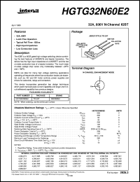 HGTG32N60E2 Datasheet
