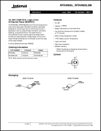 RFD4N06L Datasheet