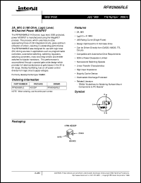 RFW2N06RLE Datasheet