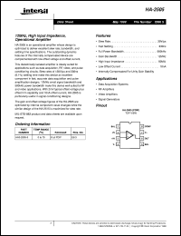 HA-5190 Datasheet