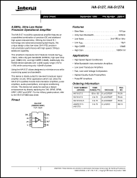 HA-5127/883 Datasheet
