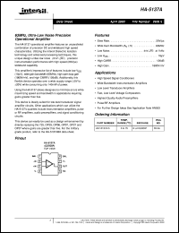 HA-5137/883 Datasheet