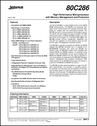 80C286 Datasheet