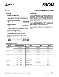 80C88 Datasheet