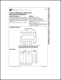 DM54LS151W-MLS Datasheet