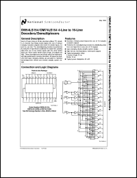 DM54LS154J/883 Datasheet