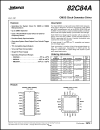 82C84A Datasheet