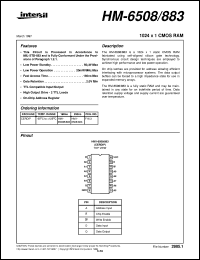 HM-6508/883 Datasheet