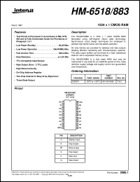 HM-6518/883 Datasheet