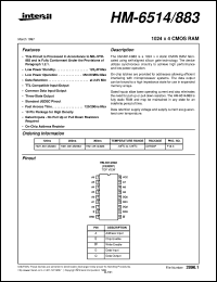 HM-6514/883 Datasheet