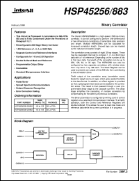 HSP45256/883 Datasheet