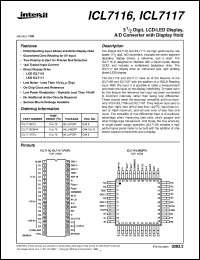 ICL7116C/D Datasheet