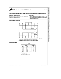 DM54LS20E/883 Datasheet