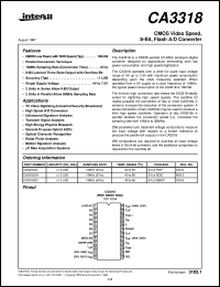CA3318 Datasheet