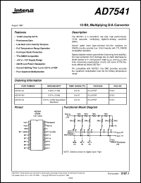 AD7541 Datasheet
