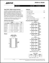 DG202 Datasheet