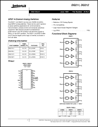 DG211 Datasheet