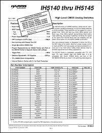 IH5145 Datasheet