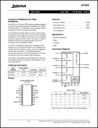 HI-524 Datasheet