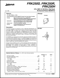 FRK250H Datasheet