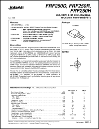 FRF250R Datasheet