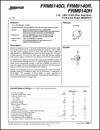 FRM9140H Datasheet