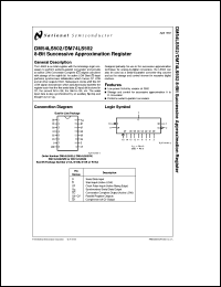 DM54LS502W-MLS Datasheet