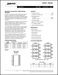 DG441 Datasheet