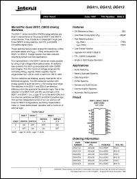 DG412 Datasheet