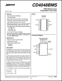 CD4048BF3A Datasheet
