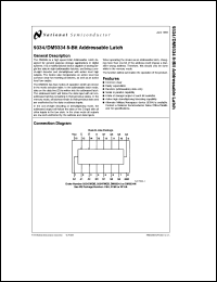 DM9334J/883 Datasheet