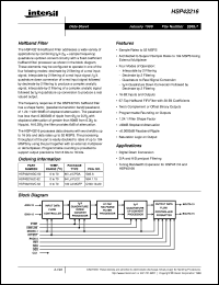 HSP9521 Datasheet