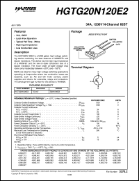 HGTG20N120C3D Datasheet
