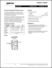 CA3046 Datasheet