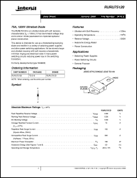 RURU75120 Datasheet