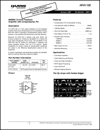 HFA1100 Datasheet