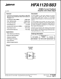 HFA1120/883 Datasheet