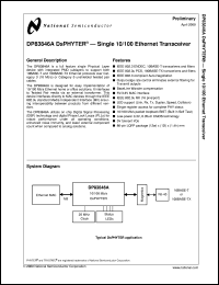 DP83846AVHG Datasheet