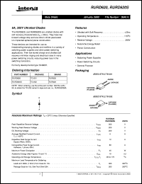 RURD620CC Datasheet