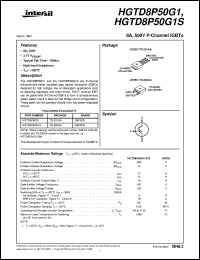 HGTD8P50G1S Datasheet