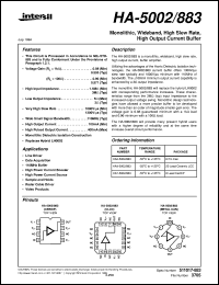 HA-5002/883 Datasheet