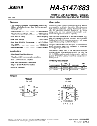 HA-5147/883 Datasheet