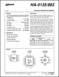 HA-5135/883 Datasheet