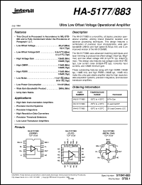 HA-5177/883 Datasheet