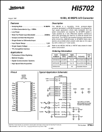 HI5702 Datasheet