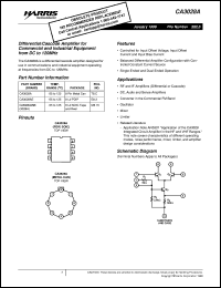 CA3020A Datasheet