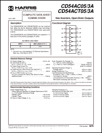CD54AC05F3A Datasheet