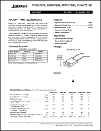 RHRG75120 Datasheet