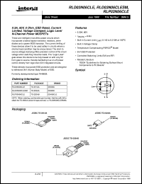 RLP03N06CLE Datasheet